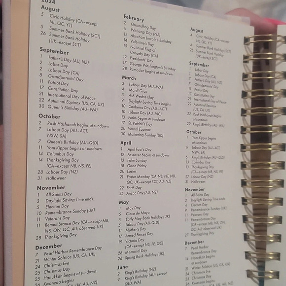 MOLLY & REX French bulldog frenchie monthly weekly daily planner book w stickers - Picture 6 of 9